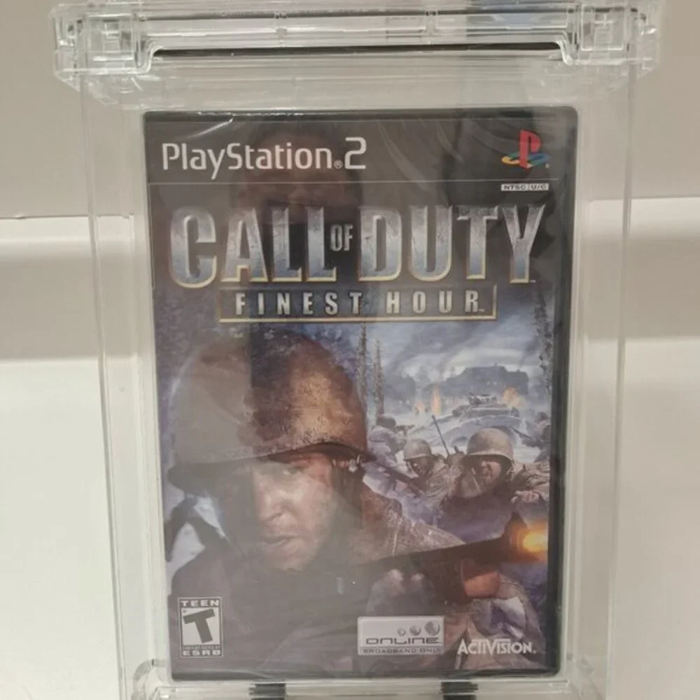 Sony Playstation 2 Call of Duty: Finest Hour PS2 WATA 9.6 A FACTORY SEALED VGA
